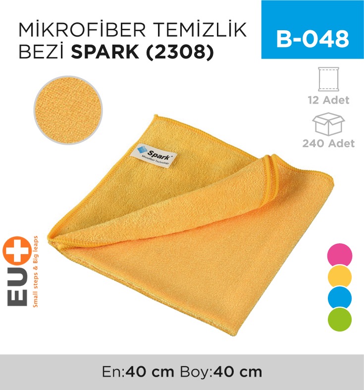 MİKROFİBER TEMİZLİK BEZİ SPARK (2308)