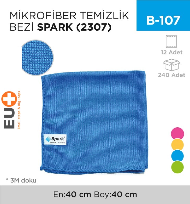 MİKROFİBER TEMİZLİK BEZİ SPARK (2307)