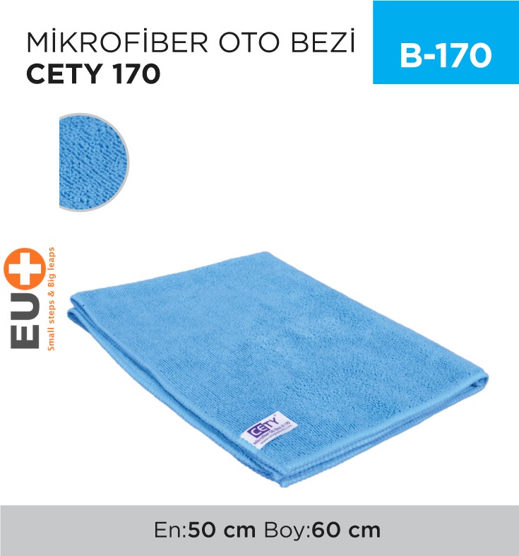MİKROFİBER OTO BEZİ CETY 170 (RND-09)