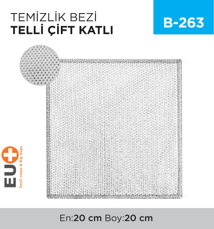 BULAŞIK BEZİ TELLİ ÇİFT KATLI