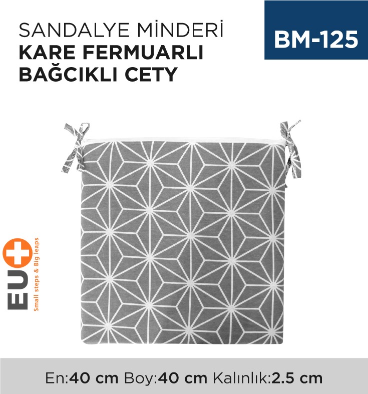 SANDALYE MİNDERİ CETY KARE BAĞCIKLI - 1. Minimum sipariş tutarı 5.000TL'dir (KDV hariç).
2. Fiyatlarımız İzmir teslim fiyatlarıdır; kargo ücreti Kargo ve Teslimat Politikası'na göre hesaplanır (₺100.000 ve üzeri siparişlerde ücretsiz).
3. Spot ve sipariş üzerine tedarik edilen ürünlerde stok durumu ve teslim süresi sipariş onayında bildirilir.
4. Kusurlu, hasarlı veya yanlış gönderilen ürünler, teslimden itibaren 14 gün içinde bildirilmesi hâlinde iade alınır.
5. Şahıs şirketlerine ve tüzel kişilere faturalı satış yapılmaktadır; bireysel tüketicilere satış yapılmamaktadır.