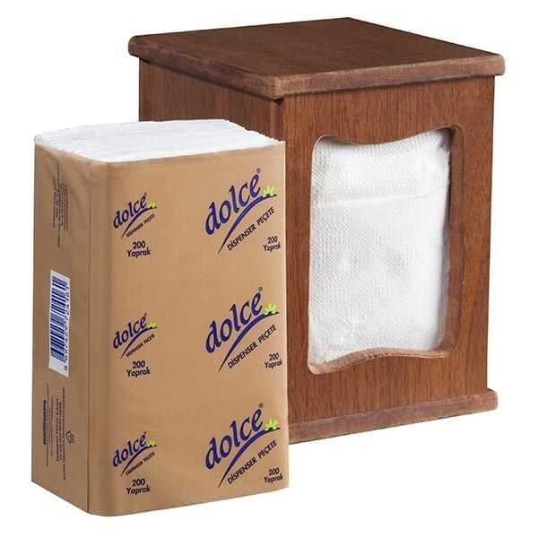 DOLCE Dispenser Peçete 18x200 Ad 2 Katlama - Bir pakette 200 adet ve bir kolide 18 paket dispenser kağıt peçete bulunmaktadır.
Europap firmasının Dolce Dispenser Peçetesi, kaliteli ve ekonomik fiyatı ile piyasadaki benzer peçeteler arasında en doğru tercih olarak öne çıkan markalardan biridir.
- Çift Katlı
- % 100 Selüloz
- Yumuşak dokulu
Cafe, otel, restaurant, ofis, catering firmaları, fabrikalar, temizlik firmaları gibi umumi kullanımın olduğu yerlerde hijyenik kullanım sağlar.
Eurupap firmasının İzmir'deki modern tesislerinde el değmeden %100 sermayesi ile üretilmektedir.