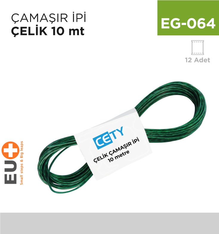 ÇAMAŞIR İPİ ÇELİK 10 MT