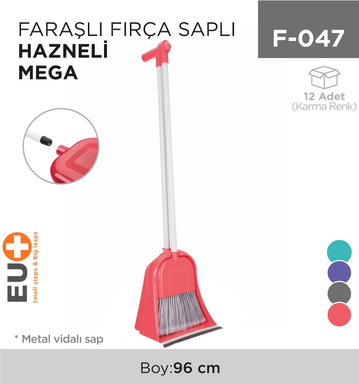 FARAŞLI FIRÇA SAPLI HAZNELİ MEGA (F 077)