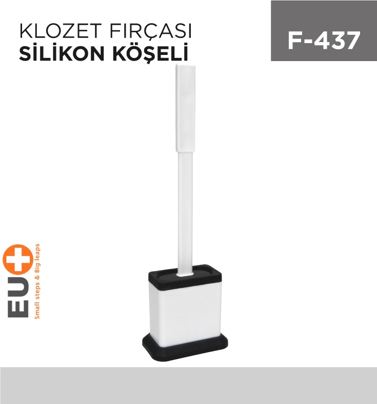 KLOZET FIRÇASI SİLİKON KÖŞELİ PREMİUM (850202)