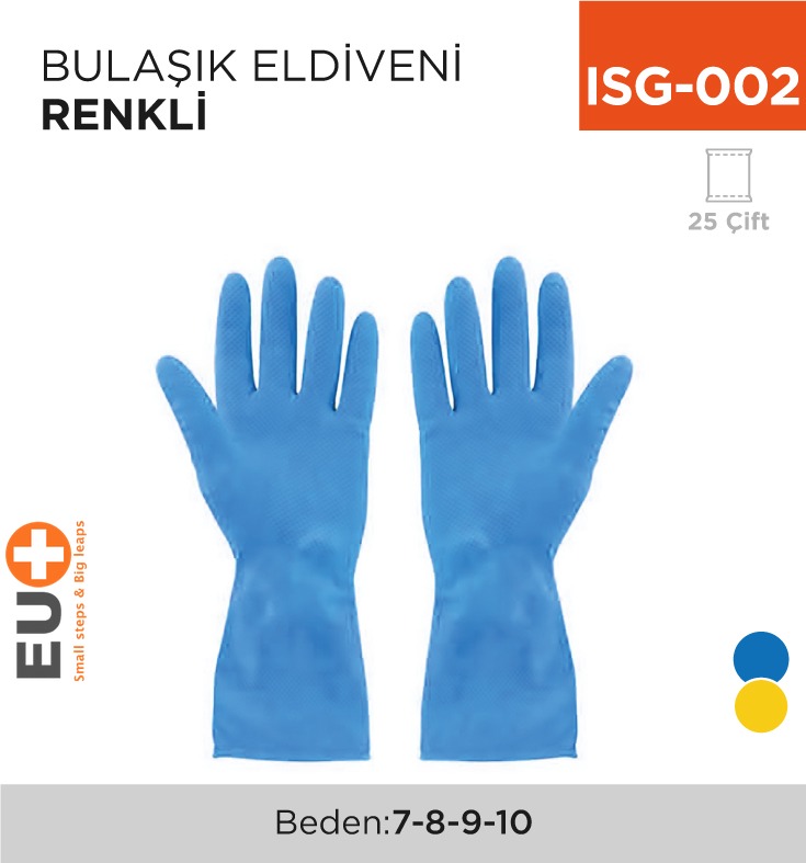 BULAŞIK ELDİVENİ RENKLİ