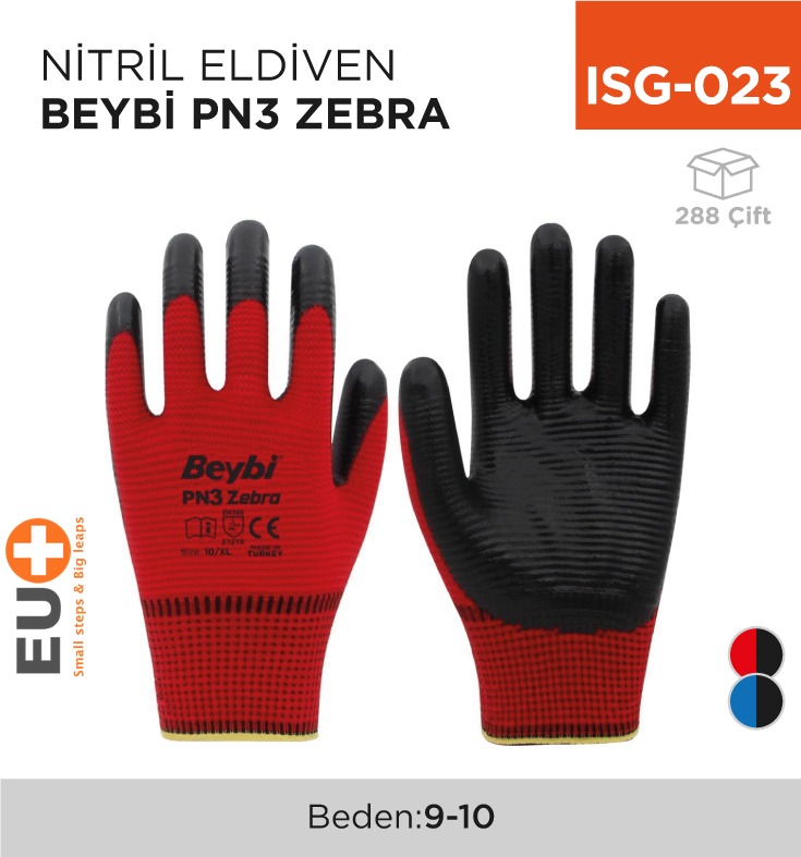 NİTRİL ELDİVEN BEYBİ PN3 ZEBRA
