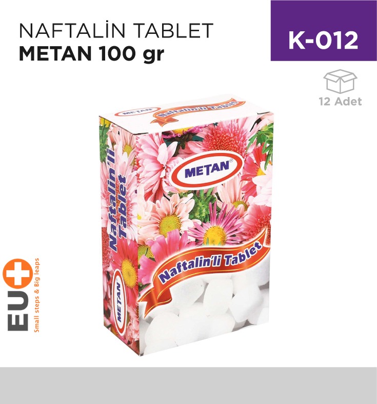 NAFTALİN TABLET METAN 100 GR