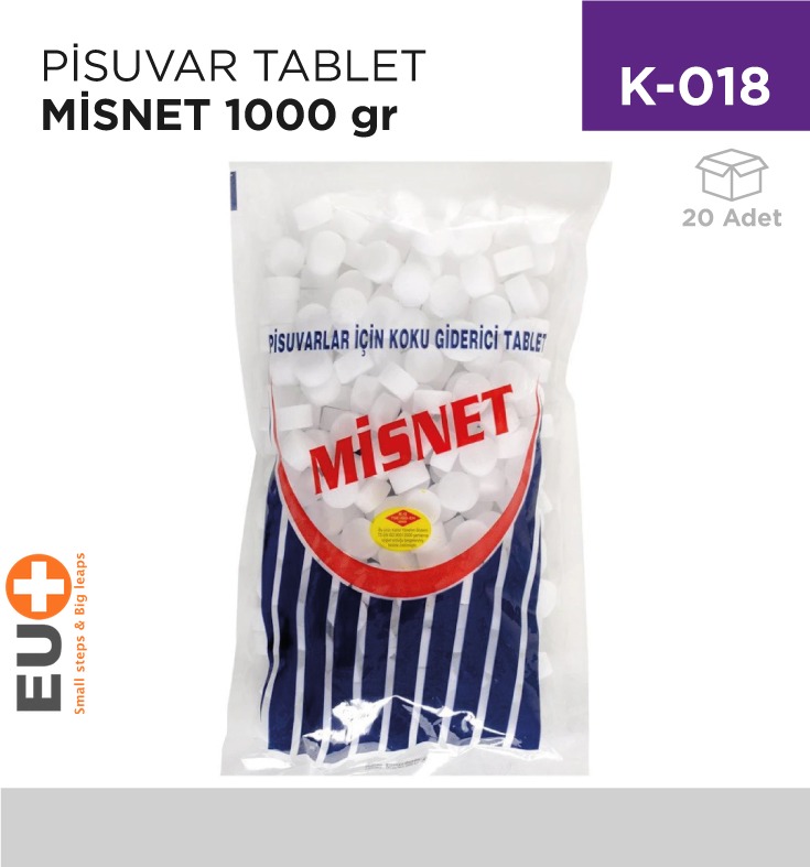 PİSUVAR TABLET MİSNET 1000 GR