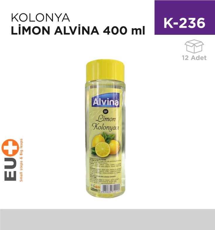 KOLONYA LİMON ALVİNA 400 ML