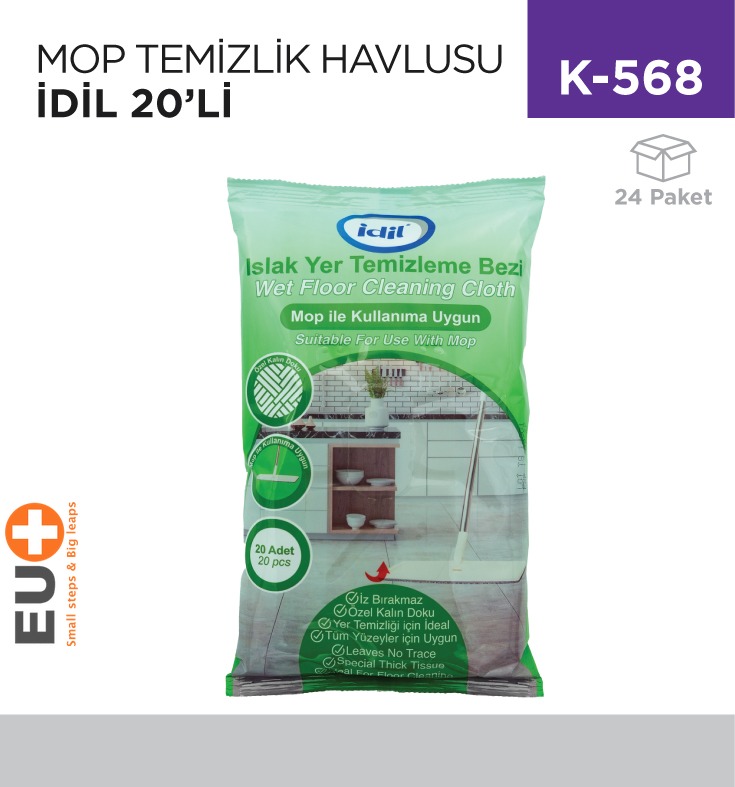 MOP TEMİZLİK HAVLUSU İDİL 20 Lİ
