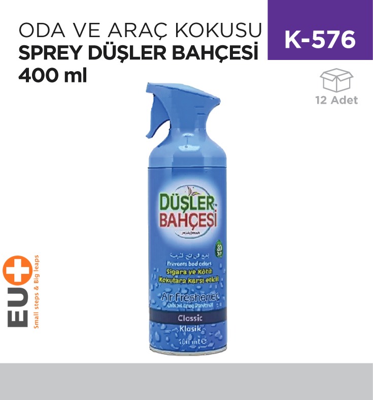 ODA VE ARAÇ KOKUSU SPREY DÜŞLER BAHÇESİ 400 ML(P-128)