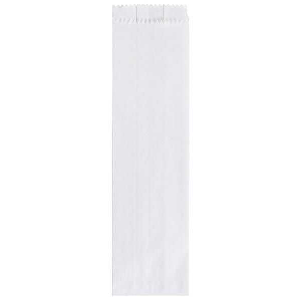 Beyaz Çatal Kaşık Poşeti Düz 7x28x4,5cm - 28 cm uzunluğunda, 7 cm eninde, 4,5 cm körüklü, kullan at şamua beyaz düz kese kağıdıdır. Bir paket 5 kg'den oluşmaktadır. 5 kg'lik bir pakette yaklaşık 1.600 adet çatal kaşık kağıdı bulunmaktadır.
Çatal - Kaşık poşetleri, restaurant ve cafelerin çatal, bıçak, kaşıklarını önceden hazırlayarak temiz ve hijyenik olarak paket servis ile gönderimine olanak sağlamaktadır.
Çatal kaşık poşeti, dürüm poşeti / kılıfı olarak da kullanılabilir.
1. kalitede gıda ile temasa uygun malzemeden üretilmiştir.