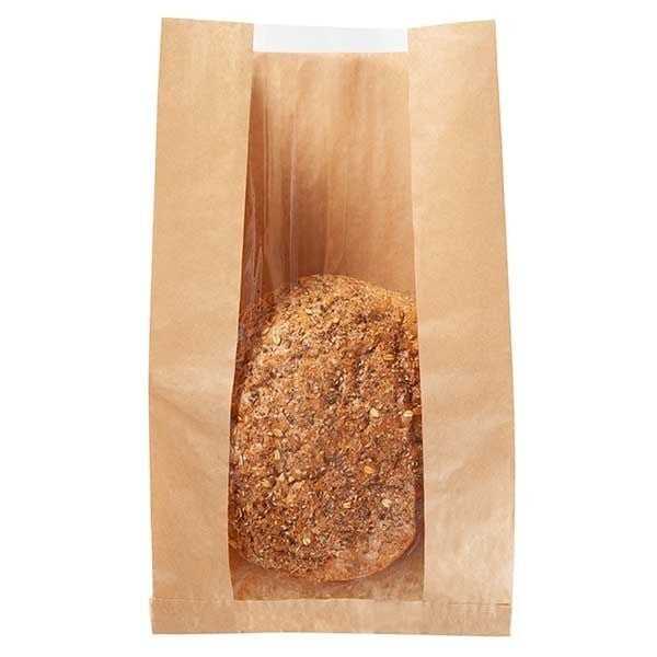 Pencereli Kraft Kese Kağıdı 25x40x6 cm - 25 cm eninde, 40 cm uzunluğunda ve 6 cm körüklü, pencereli baskısız kraft kese kağıdı penceresi sayesinde içerisindeki ürünün görünürlüğünü sağlar, daha şık bir görünüm sergiler.
5 kg'lik koli içerisinde yaklaşık 500 adet ürün bulunmaktadır. Bu adetler +/- %2 farklılık gösterebilir.
Özellikle ekmek, simit, poğaça gibi unlu mamullerin paketlenmesi için önerilir.