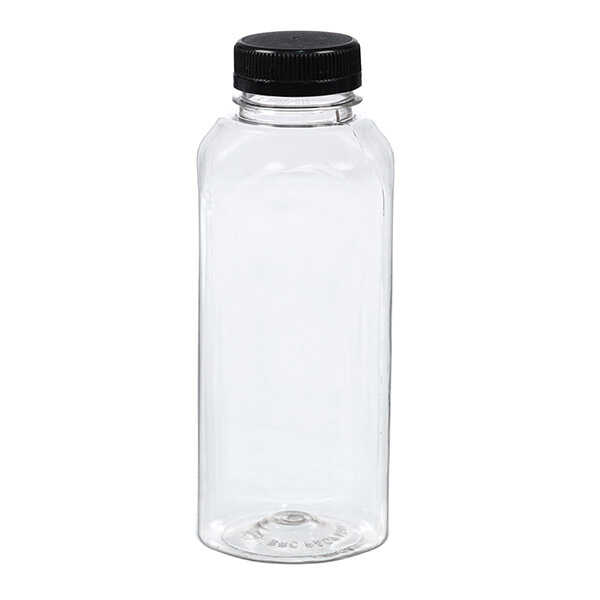 Siyah Kapaklı Kare Pet Şişe 500 cc - Su, detoks suyu, ayran, meyve suyu, limonata, süt ve daha birçok gazsız içecek için idealdir.
Ürünlerin kapağı emniyetli kapaktır, sızdırmaz. Emniyet bandı kullanmanıza gerek yoktur. Kapağını dolum sonrası kapamak için alet, makina ya da aparata ihtiyaç yoktur, elle kapatabilirsiniz. Şişe üretiminde kullanılan PET hammadesi BPA içermez, gıdaya uygundur. Siyah renk kapak ile birlikte satılmaktadır. Ürün ağız çapı 3,8 cm, bel çapı 7,5 cm ve yüksekliği 15,5 cm'dir.