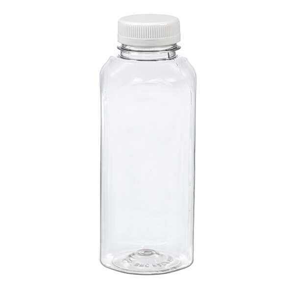 Beyaz Kapaklı Kare Pet Şişe 500 cc - Su, detoks suyu, ayran, meyve suyu, limonata, süt ve daha birçok gazsız içecek için idealdir.
Ürünlerin kapağı emniyetli kapaktır, sızdırmaz. Emniyet bandı kullanmanıza gerek yoktur. Kapağını dolum sonrası kapamak için alet, makina ya da aparata ihtiyaç yoktur, elle kapatabilirsiniz. Şişe üretiminde kullanılan PET hammadesi BPA içermez, gıdaya uygundur. Siyah ve Beyaz renk kapak seçeneği ile birlikte satılmaktadır. Ürün ağız çapı 3,8 cm, bel çapı 7,5 cm ve yüksekliği 15,5 cm'dir.