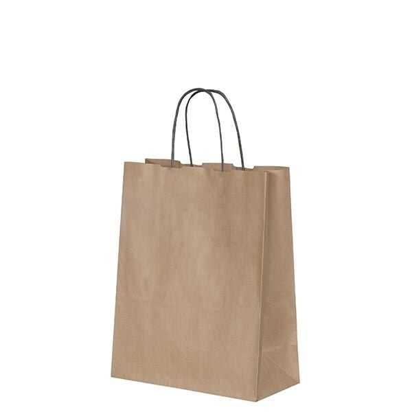 Naturel Kraft Çanta Küçük Boy Siyah Saplı 22x10x26 cm - 22 cm eninde, 26 cm boyunda ve 10 cm taban genişliğinde, baskısız, siyah renk bükümlü saplı, 90 gr kağıt gramajında, kaliteli, naturel kraft kağıt çanta.
Restaurant ve cafelerin paket servislerinde, hediyelik eşya mağazalarında kaliteli ve kalın malzemeden üretildiği için şık ve güvenilir taşıma sağlar.
Geri dönüşümü yapılabilen doğa dostu bir torbadır.