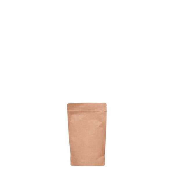 Kraft Alüminyum Kilitli Doypack 8.5x14.5x5 cm - 50 gr - Kraft Alüminyum Kilitli Doypack, 8,5 cm eninde 14,5 cm uzunluğunda ve 50 gr ürün almaktadır. Ürün gramajı, içine konulacak ürüne göre değişebilmektedir. Alttan körüklü, gıda ile temasa uygun kilitli torbadır.

Kraft Alüminyum Kilitli Torba, kilitli mekanizması sayesinde ürünlerin taze kalmasını ve gıda güvenliğini desteklemektedir. Kraft alüminyum kilitli doypack, çevre dostu paketlemeye imkan sunar.

Kraft Alüminyum Kilitli Doypack ambalajların 100gr, 250gr, 400gr, 500gr, 750gr ve 1000gr seçenekleri de yer almaktadır.

Çekilmiş kahve, kahve çekirdeği, kuruyemiş, kuru gıda, bakliyat, baharat, bitki çayları, şekerleme, evcil hayvan yemleri, çikolata vb. ürünlerin kullanım alanları bulunmaktadır.
