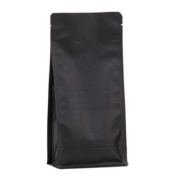 Mat Siyah Metalize Kilitsiz Flat Bottom 12.5x26x8 cm - 500 gr - Mat Siyah Metalize Kilitsiz Flat Bottom, eni 12,5 cm, boyu 26 cm uzunluğunda ve yaklaşık 500gr ürün almaktadır. Ürün gramajı, içine konulacak ürüne göre değişebilmektedir. Yandan ve alttan körüklü, gıda ile temasa uygun kilitsiz torbadır.

Mat Siyah Kilitsiz Torba, açık satılan tüm ürünlerde kullanılabileceği gibi, ağız yapıştırma makinası ile kapatılıp, kapalı ambalaj haline getirebilir. Siyah Metalize Box Pouch yeni nesil bir ürün olup, çevre dostu paketleyeme imkan sağlamaktadır. Açık satılan tüm ürünlerde kullanılabileceği gibi, ağız yapıştırma makinesi ile ısı uygulanarak ağzı kapatılıp, kapalı ambalaj haline de getirilebilir.

KP-DYP-030 ürün kodlu "Siyah Bağlama Teli" ayrıca satılmaktadır. Uyumlu ürün: Kılıfsız Flat Bottom Siyah Bağlama Teli 16 cm.

İlgili ürün: Kılıfsız Flat Bottom Siyah Bağlama Teli 16 cm.

Çekilmiş kahve, kahve çekirdeği, kuruyemiş, baharat, bitki çayları, şekerleme, evcil hayvan yemleri, bakliyat, kuru gıda, çikolata vb. kullanım alanları bulunmaktadır.