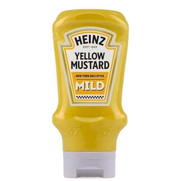 Heinz Hardal Mild 445 gr - Dünya markası Heinz Hardal 445 gramlık şişelerde, masa üstü servislere uygun hazırlanmış hardaldır.
Yumuşatılmış hardal formülüyle özgün bir lezzet sunan Heinz'in bu ürünün içeriğinde su, sirke, tuz, şeker, baharat karışımı yer almaktadır.

Özellikle fast food işletmelerin tercih ettiği Heinz marka ketçap, acı sos, barbekü sos ve mayonez çeşitleri ile tur.

Heinz Hardal masa üstü hizmeti veren restorant ve kafelerde yiyecekleri tamamlayıcı olarak kullanılır.