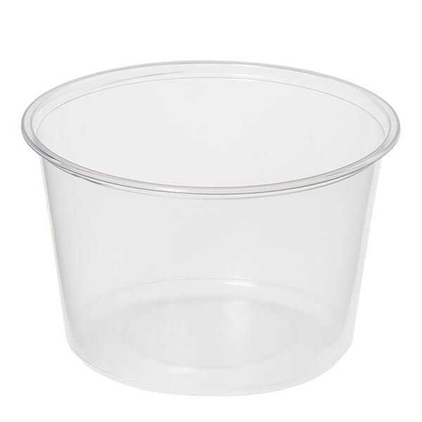 Plastik Meze&Çorba Kabı 500cc (Sıcağa Dayanıklı) - 500 cc hacminde, 11,6 cm çapında ve 7.5 cm yüksekliğinde tek kullanımlık, uygun fiyatlı, plastik meze ve çorba kabı.
Gıda ile temasa uygun, sıcağa dayanıklı polipropilen (PP) hammaddeden üretilmiş plastik meze kabı ambalajıdır.
Restaurant ve cafelerin meze, küçük salata, zeytinyağlı gibi tamamlayıcı ürünlerin paket servisi için idealdir.
Kap ile uyumlu kapak ayrı satılmaktadır.
Uyumlu kapak: Kapak siparişi vermek için Plastik Meze Kabı Kapağı Düz veya Plastik Meze ve Çorba Kabı Kapağı Desenli.