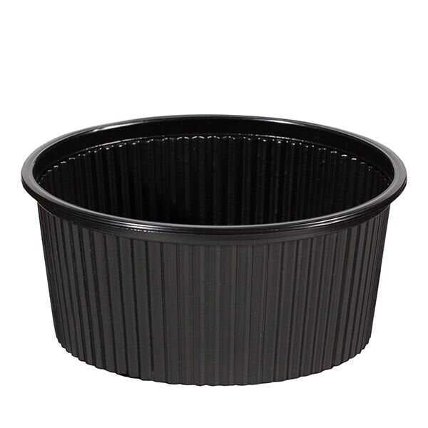 16 oz Siyah Plastik Çorba Kasesi 50'li (Kapak Hariç) - 16 oz Siyah Plastik Çorba Kasesi, 500 cc hacminde , siyah renkte mikrodalgaya ve sıcağa dayanıklı, tek kullanımlık plastik çorba veya sulu yemek kasesidir.

Kasenin ağız çapı 11 cm dir. - 20 / +120 °C sıcaklığa dayanıklıdır. Gıda ile temeasa uygundur.

Ürünün kapağı ayrı satılmaktadır. Uyumlu kapak: Plastik Meze ve Çorba Kabı Kapağı Desenli veya Plastik Meze Kabı Kapağı Düz.

Restoran, lokanta ve kafelerin paket servislerinde tercih ettiği bir üründür.
