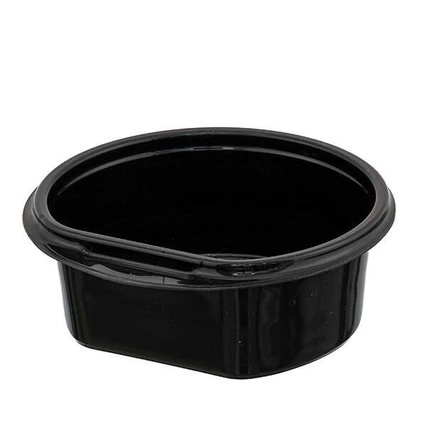 Policap 145 mm PP Siyah Çorba Kase 14 oz - 13,5 cm çapında, 5 cm yüksekliğinde Siyah renkte, gıda ile teması uygun, mikrodalgaya dayanıklı, tek kullanımlık 350 ml plastik çorba kasesidir.
Sağlam oturan kapağı içerisindeki ürünün dökülmesini, sızmasını engellemektedir. Ürün kapağında bulunan küçük delik ise buharlaşmayı önlemektedir.

Ürün kapağı ayrı satılmaktadır. Uyumlu kapak: Sipariş vermek için Policap 145 mm PP Çorba Kase Kapağı Şeffaf 14-16 oz.