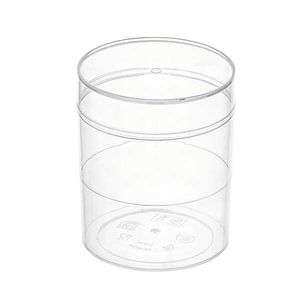 Yeni Kapaklı Plastik Tatlı Kabı 270cc