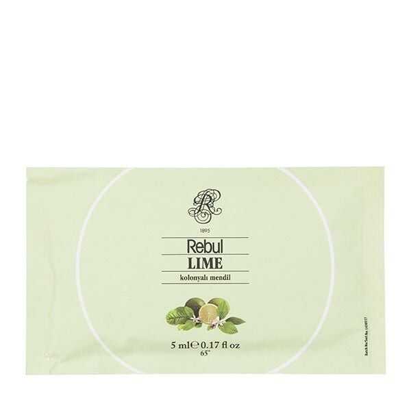 Rebul Kolonyalı Mendil Lime (Limon-Alkollü) - Rebul Lime (misket limonu) Kokulu Kolonyalı Mendil 7x12 cm kapalı folyo içerisinde yer almaktadır. Açık mendil ebatı 17,5x20 cm'dir. 100'lü doypack paket içinde satılmaktadır. %65 oranında alkol içermektedir.
Rebul ıslak mendilin yeşil çay, lavanta, ice ve lime mandalina kokulu olarak da çeşitleri mevcuttur.