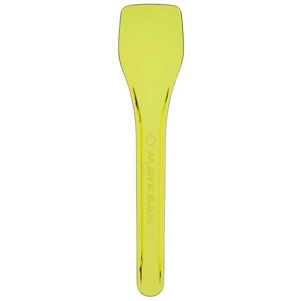Plastik Dondurma Kaşığı Sarı 9,5 cm 1,3 gr - 9,5 cm uzunluğunda,1,32 gr ağırlığında, sarı renk, tek kullanımlık sert plastik dondurma kaşığıdır.

Kristal (polistiren) malzemeden üretildiği için maraş dondurması, tava dondurması gibi sert dondurmalar için dayanıklı, lokmacıların kullandığı sıcak sos için de kullanıma çok uygun bir üründür.

Ürünün kırmızı, turuncu renkleri de mevcuttur.