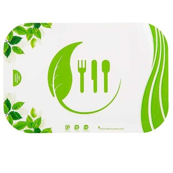 NP07 Karton Gıda Kabı Kapağı - NP07 Karton Gıda Kabı Kapağı 26 x 17,5 cm ebadında, KP-NP-07 sıcağa dayanıklı gıda kabı ile uyumlu, perforeli karton kapaktır.
Kapak, KP-NP-07 Karton Gıda Kabından ayrı satılmaktadır.
NP07 Gıda Kap ve KP-NP-07K Kap Kapağı ısıtma özellikli özel laminasyon makinesi yardımı ile kapatılır ve sızdırmazlık kazanır.
NaturaPack Karton Gıda Kap ve Kapakları paket servislerde (Take away) kullanılan plastik gıda kap ve kapaklarına alternatif olarak geliştirilmiş, yenilenebilen kaynaklardan üretilmiş çevreye duyarlı bir üründür. Geri dönüştürülebilir.