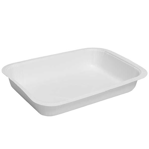 NP08 Sıcağa Dayanıklı Gıda Kabı 255x190 mm - KP-NP-08 Karton Gıda Kabı, sıcağa dayanıklı, mikrodalga ve fırına girebilen, içten içe 24 cm x 17,5 cm ve dıştan dışa 25,5x19 cm ebatlarında, 4,2 cm yüksekliğinde,1400 ml kapasiteli karton gıda kabıdır.

Ürünün KP-NP-08K kodlu kapağı ayrı satılmaktadır.

Paket servislerde (Take away) kullanılan plastik gıda kaplarına alternatif olarak geliştirilmiş, yenilenebilen kaynaklardan üretilmiş çevreye duyarlı bir üründür. Geri dönüştürülebilir.

İçerisindeki gıda - 40°C derecede şoklanıp, -18°C de saklanabilmektedir. Direk olarak +200°C derecedeki ısıtılmış fırında 30 dakika pişirilebilir veya mikrodalga fırınlarda ısıtılabilir.

Eve serviste içerisindeki yemeğin müşteriye yenilebilir sıcaklıkta ulaşmasını sağlar.

Perforeli karton kapağı kase kapatma makinası ile birleştirilip, sızdırmazlık sağlanır.