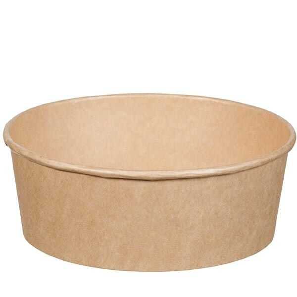 Orego Kraft Karton Salata Kasesi 1100 cc