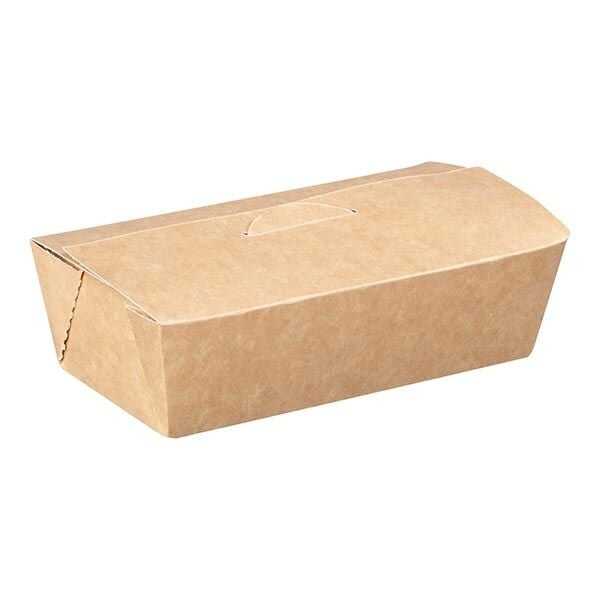 Kraft Karton Gıda Kutusu Küçük 8,5x17,5x5,5 cm - Lunch Box Kraft Karton Yemek Kutusunun taban ölçüsü 17,5 x 8,5 cm yüksekliği 5,5 cm'dir. 27 oz (800 ml) hacimli olup, tek kullanımlık sıcak ve soğuk yemeklerin paket servis kullanımı için idealdir. Ürün iç yüzeyinde selefon yani film kaplama bulunmamaktadır. Çok sulu ve yağlı yemeklerin kullanımına uygun değildir.
Özellikle salata, makarna, ızgara etler, Uzakdoğu mutfağı gibi fastfood yemeklerin paket servisi için uygundur.

Küçük, orta ve büyük olarak 3 farklı ebatta bulunmaktadır. Uyumlu ürün: Kraft Karton Gıda Kutusu Büyük 14,5x19,5x5,5 cm ve orta boy için Kraft Karton Gıda Kutusu Orta 11,5x18x5,5 cm.
Kraft karton yemek kutuları kartondan üretildiği için plastiğe alternatiftir, plastik gıda kaplarına göre daha çevre dostudur.