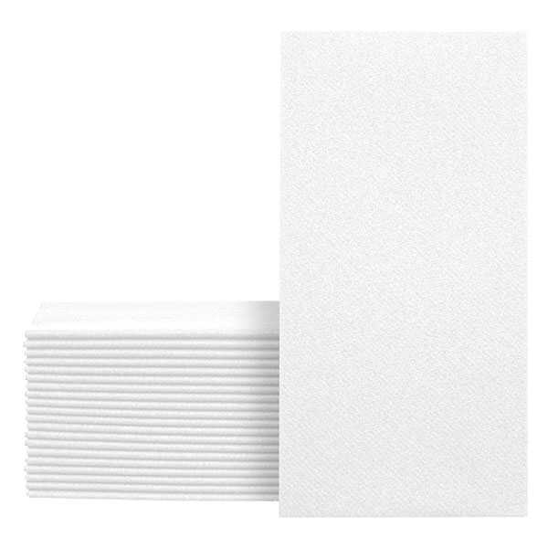 Kitap Katlama Beyaz Airlaid Kumaş Dokulu Peçete 33x33cm
