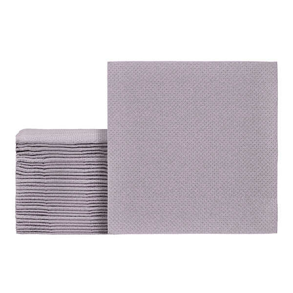 Airsoft Kare Gümüş Peçete 20x20cm - Airsoft Kare Gümüş Peçete 20x20cm, 20x20 cm ebatlarında, çift katlı, gümüş renkli ve kaliteli 1/4 katlama kare airsoft kağıt peçetedir. Katlanmış hali 10x10 cm'dir. Airsoft Kare Gümüş Peçete 20x20cm, yemek ya da sıcak/soğuk içecek sevisleriniz için şık bir alternatiftir.

Airsoft Kare Gümüş Peçete 20x20cm, beyaz, siyah, yeşil ve bordo renk alternatifleri mevcuttur.

Restaurant, cafe, bar ve otellerin kaliteli kağıt peçete ihtiyacı için idealdir. Kokteyl, kahve vs. gibi soğuk içeceklerin servisinde bardak/kadeh altına konulduğunda, bardağın dışındaki terlemeyi hızlıca emmektedir.