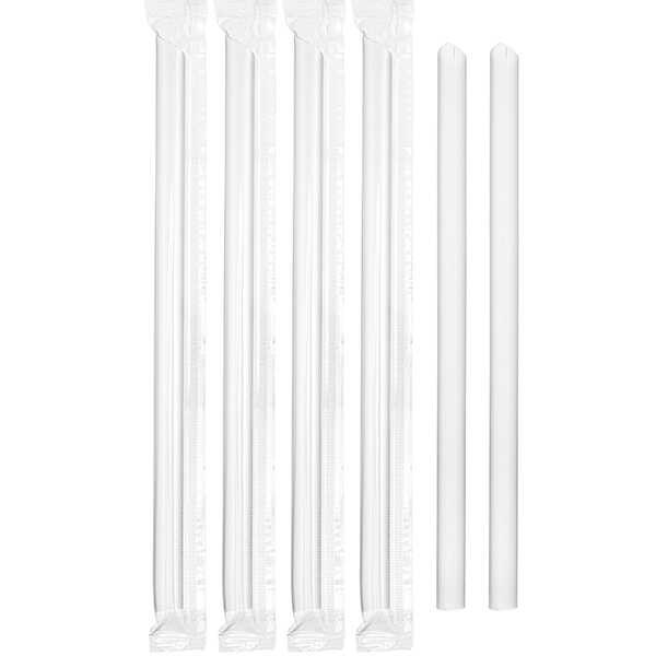 Şeffaf Bubble Tea Pipet Jelatin Sargılı 11 x 220 mm