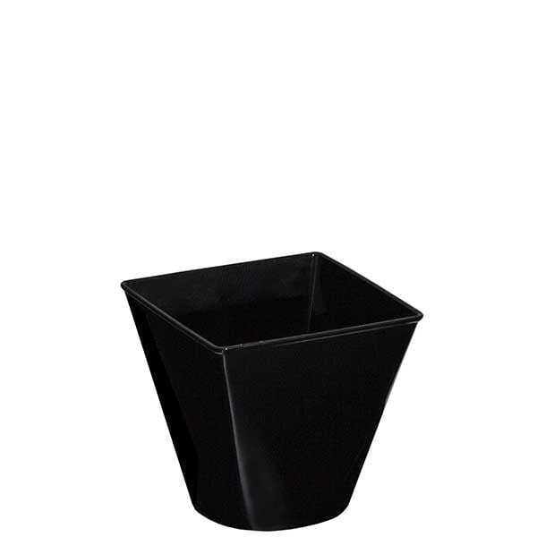 Plastik Mini Kap 60 cc Siyah - 60 cc hacimli plastik siyah prizma kap.
Kokteyller, doğum günleri, partiler ve her türlü organizasyonlarda aperatif yiyeceklerin sunumunda şık bir görünüm sağlar. Porsiyonluk tatlı, salata, zeytinyağlı veya sıcak-soğuk mezelerin sunumları için idealdir.
Ayrıca ürünün şeffaf ve beyaz renkleri mevcuttur.