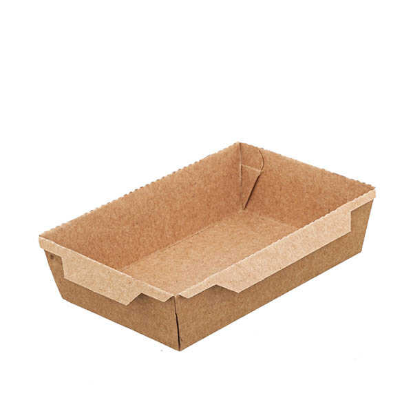Tuktuk Kraft Karton Kase 500 cc - 150-100 mm ağız çapı , 130-80 mm taban ölçüsü , yükseklik 40 mm sıcak ve soğuk ürüne uygun, içi film kaplamalı karton gıda kabıdır.

Sıcak ve soğuk yiyeceklerinizin sunumu için ideal bir ürün olup paket servisleri için de tercih edilebilecek ürünlerdendir.

Uyumlu kapak: Kap ile uyumlu kapak sipariş vermek için Tuktuk Kraft Karton Tabak Kapağı Pet 500 cc.