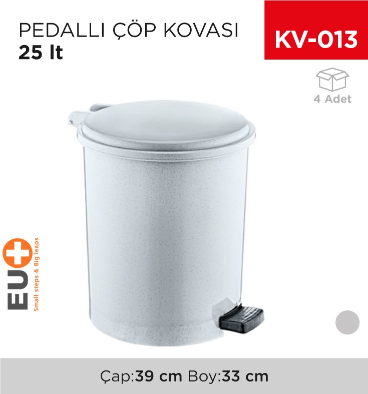PEDALLI ÇÖP KOVASI 25 LT ŞENYAYLA EKO (4232)