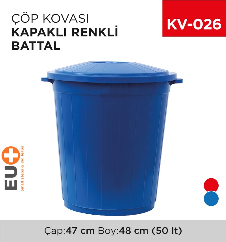 BATTAL ÇÖP KOVASI KAPAKLI RENKLİ 50 LT (UP 104)(AFORM) - 1. Minimum sipariş tutarı 5.000TL'dir (KDV hariç).
2. Fiyatlarımız İzmir teslim fiyatlarıdır; kargo ücreti Kargo ve Teslimat Politikası'na göre hesaplanır (₺100.000 ve üzeri siparişlerde ücretsiz).
3. Spot ve sipariş üzerine tedarik edilen ürünlerde stok durumu ve teslim süresi sipariş onayında bildirilir.
4. Kusurlu, hasarlı veya yanlış gönderilen ürünler, teslimden itibaren 14 gün içinde bildirilmesi hâlinde iade alınır.
5. Şahıs şirketlerine ve tüzel kişilere faturalı satış yapılmaktadır; bireysel tüketicilere satış yapılmamaktadır.