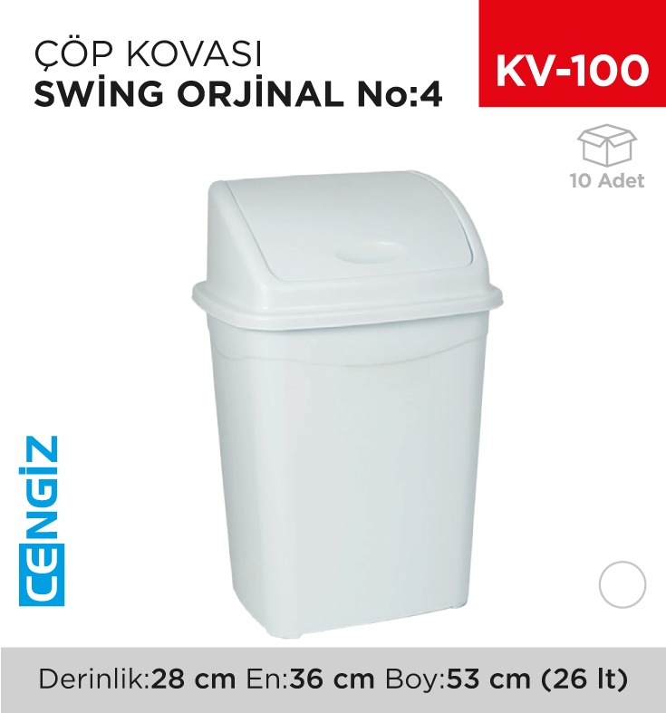 SWİNG ÇÖP KOVASI NO:4 ORJİNAL (26 LT) (UP 119) - 1. Minimum sipariş tutarı 5.000TL'dir (KDV hariç).
2. Fiyatlarımız İzmir teslim fiyatlarıdır; kargo ücreti Kargo ve Teslimat Politikası'na göre hesaplanır (₺100.000 ve üzeri siparişlerde ücretsiz).
3. Spot ve sipariş üzerine tedarik edilen ürünlerde stok durumu ve teslim süresi sipariş onayında bildirilir.
4. Kusurlu, hasarlı veya yanlış gönderilen ürünler, teslimden itibaren 14 gün içinde bildirilmesi hâlinde iade alınır.
5. Şahıs şirketlerine ve tüzel kişilere faturalı satış yapılmaktadır; bireysel tüketicilere satış yapılmamaktadır.