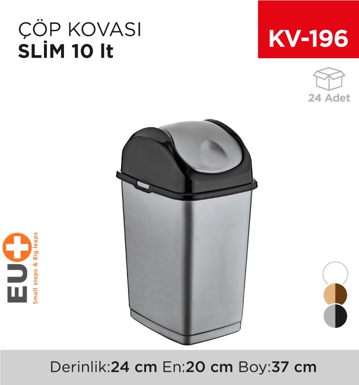 SLİM ÇÖP KOVASI 10 LT (09402) - 1. Minimum sipariş tutarı 5.000TL'dir (KDV hariç).
2. Fiyatlarımız İzmir teslim fiyatlarıdır; kargo ücreti Kargo ve Teslimat Politikası'na göre hesaplanır (₺100.000 ve üzeri siparişlerde ücretsiz).
3. Spot ve sipariş üzerine tedarik edilen ürünlerde stok durumu ve teslim süresi sipariş onayında bildirilir.
4. Kusurlu, hasarlı veya yanlış gönderilen ürünler, teslimden itibaren 14 gün içinde bildirilmesi hâlinde iade alınır.
5. Şahıs şirketlerine ve tüzel kişilere faturalı satış yapılmaktadır; bireysel tüketicilere satış yapılmamaktadır.