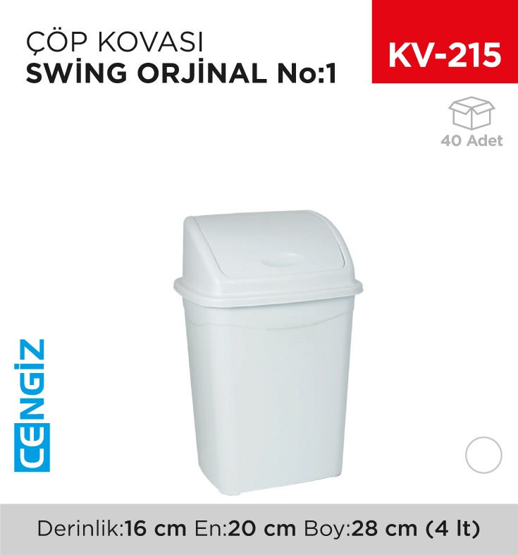 SWİNG ÇÖP KOVASI NO:1 ORJİNAL (4 LT) (UP 113) - 1. Minimum sipariş tutarı 5.000TL'dir (KDV hariç).
2. Fiyatlarımız İzmir teslim fiyatlarıdır; kargo ücreti Kargo ve Teslimat Politikası'na göre hesaplanır (₺100.000 ve üzeri siparişlerde ücretsiz).
3. Spot ve sipariş üzerine tedarik edilen ürünlerde stok durumu ve teslim süresi sipariş onayında bildirilir.
4. Kusurlu, hasarlı veya yanlış gönderilen ürünler, teslimden itibaren 14 gün içinde bildirilmesi hâlinde iade alınır.
5. Şahıs şirketlerine ve tüzel kişilere faturalı satış yapılmaktadır; bireysel tüketicilere satış yapılmamaktadır.