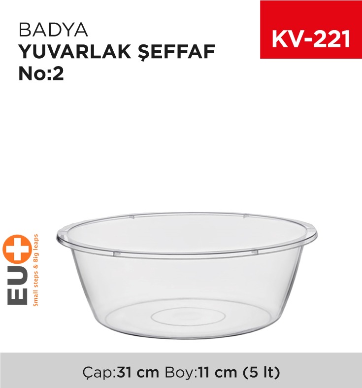 BADYA YUVARLAK ŞEFFAF NO:2 (5 LT) (E-151) - 1. Minimum sipariş tutarı 5.000TL'dir (KDV hariç).
2. Fiyatlarımız İzmir teslim fiyatlarıdır; kargo ücreti Kargo ve Teslimat Politikası'na göre hesaplanır (₺100.000 ve üzeri siparişlerde ücretsiz).
3. Spot ve sipariş üzerine tedarik edilen ürünlerde stok durumu ve teslim süresi sipariş onayında bildirilir.
4. Kusurlu, hasarlı veya yanlış gönderilen ürünler, teslimden itibaren 14 gün içinde bildirilmesi hâlinde iade alınır.
5. Şahıs şirketlerine ve tüzel kişilere faturalı satış yapılmaktadır; bireysel tüketicilere satış yapılmamaktadır.