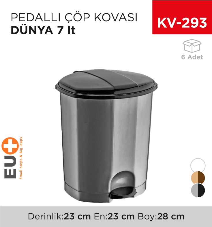 PEDALLI ÇÖP KOVASI DÜNYA 7 LT (01011) - 1. Minimum sipariş tutarı 5.000TL'dir (KDV hariç).
2. Fiyatlarımız İzmir teslim fiyatlarıdır; kargo ücreti Kargo ve Teslimat Politikası'na göre hesaplanır (₺100.000 ve üzeri siparişlerde ücretsiz).
3. Spot ve sipariş üzerine tedarik edilen ürünlerde stok durumu ve teslim süresi sipariş onayında bildirilir.
4. Kusurlu, hasarlı veya yanlış gönderilen ürünler, teslimden itibaren 14 gün içinde bildirilmesi hâlinde iade alınır.
5. Şahıs şirketlerine ve tüzel kişilere faturalı satış yapılmaktadır; bireysel tüketicilere satış yapılmamaktadır.