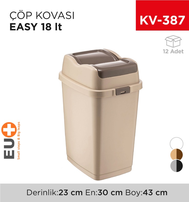 EASY ÇÖP KOVASI 18 LT (09713)