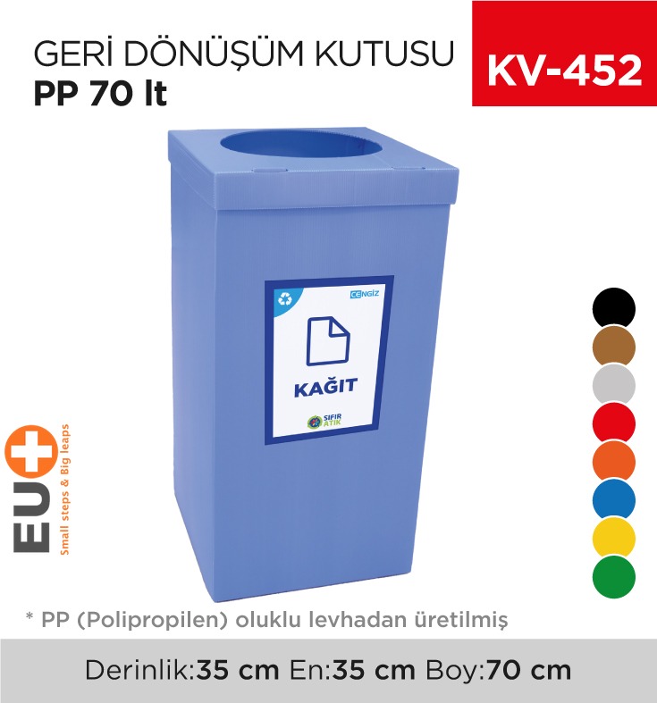 GERİ DÖNÜŞÜM KUTUSU PP 70 LT - 1. Minimum sipariş tutarı 5.000TL'dir (KDV hariç).
2. Fiyatlarımız İzmir teslim fiyatlarıdır; kargo ücreti Kargo ve Teslimat Politikası'na göre hesaplanır (₺100.000 ve üzeri siparişlerde ücretsiz).
3. Spot ve sipariş üzerine tedarik edilen ürünlerde stok durumu ve teslim süresi sipariş onayında bildirilir.
4. Kusurlu, hasarlı veya yanlış gönderilen ürünler, teslimden itibaren 14 gün içinde bildirilmesi hâlinde iade alınır.
5. Şahıs şirketlerine ve tüzel kişilere faturalı satış yapılmaktadır; bireysel tüketicilere satış yapılmamaktadır.