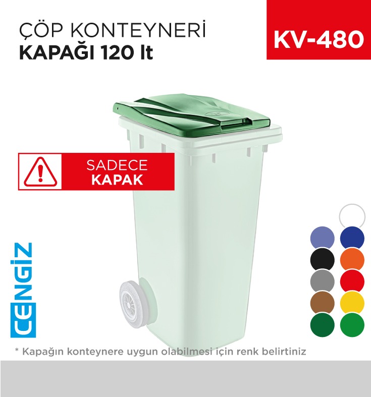 ÇÖP KONTEYNERİ KAPAĞI  120 LT - 1. Minimum sipariş tutarı 5.000TL'dir (KDV hariç).
2. Fiyatlarımız İzmir teslim fiyatlarıdır; kargo ücreti Kargo ve Teslimat Politikası'na göre hesaplanır (₺100.000 ve üzeri siparişlerde ücretsiz).
3. Spot ve sipariş üzerine tedarik edilen ürünlerde stok durumu ve teslim süresi sipariş onayında bildirilir.
4. Kusurlu, hasarlı veya yanlış gönderilen ürünler, teslimden itibaren 14 gün içinde bildirilmesi hâlinde iade alınır.
5. Şahıs şirketlerine ve tüzel kişilere faturalı satış yapılmaktadır; bireysel tüketicilere satış yapılmamaktadır.