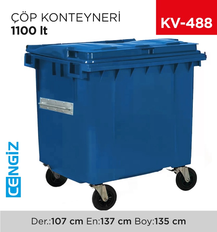 ÇÖP KONTEYNERİ 1100 LT